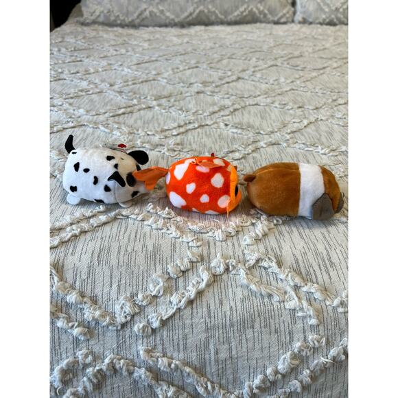 Teeny Ty Stuffed Annimal Plush Lot Dalmation Fish Dog - Picture 4 of 6